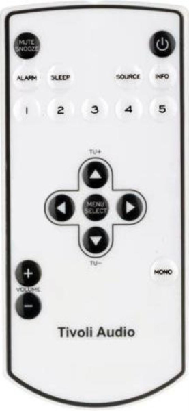Replacement remote control for Tivoli A MODEL10