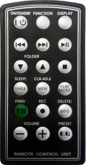 Replacement remote control for Doctor-sound GDR344DL2