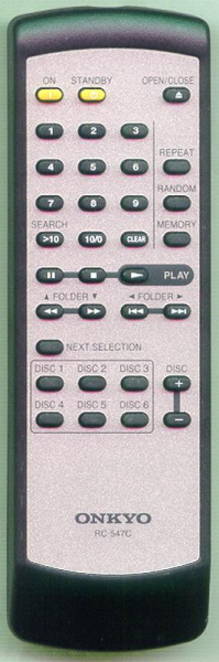 Replacement remote control for Onkyo DX-C390