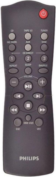 Replacement remote control for Philips FW-C380