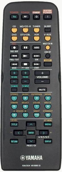 Replacement remote control for Yamaha RX-V459