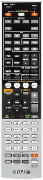 Replacement remote control for Yamaha RX-V771