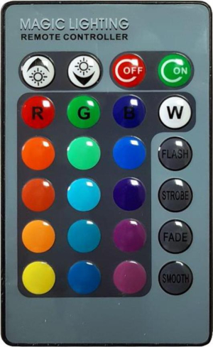 Replacement remote control for Magic Lighting E27RGB