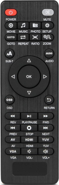 Replacement remote control for Agptek 1080P