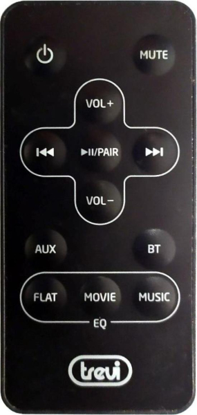 Replacement remote control for Trevi SB-8320