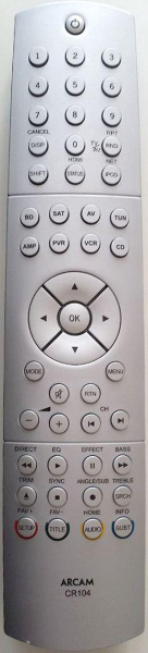 Replacement remote control for Arcam CR104