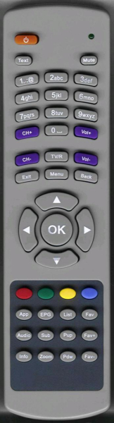 Replacement remote control for Mvision T-3