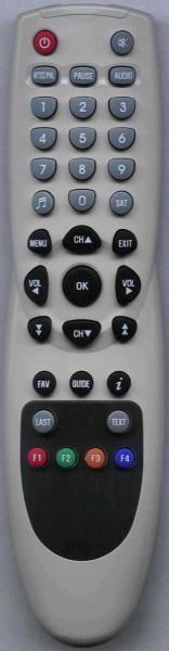 Replacement remote control for Lorenzen DVB-T3000TWIN