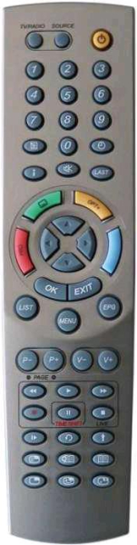 Replacement remote control for Conrad PDR9700C KABEL-HUMAX