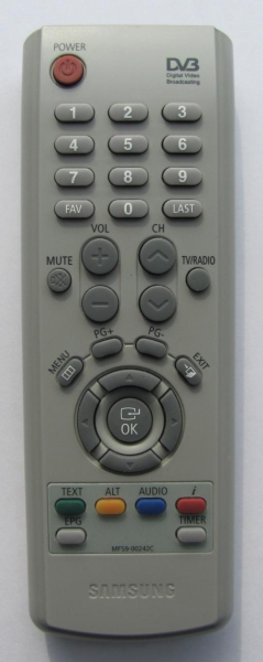 Replacement remote control for Samsung DCB-S3056