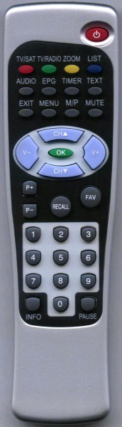 Replacement remote control for Boca DIGI500OTA