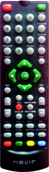 Replacement remote control for Danystar DVB-T228