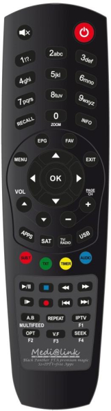 Replacement remote control for Medi@link PREMIUM