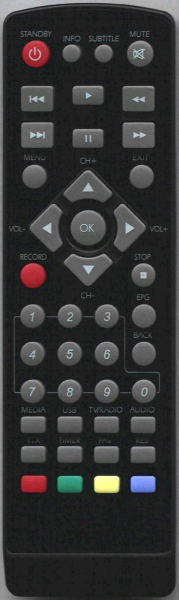 Replacement remote control for Nikkei HD2012