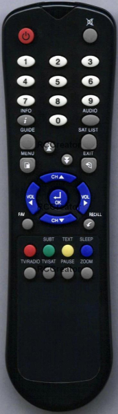 Replacement remote control for Digiline H820