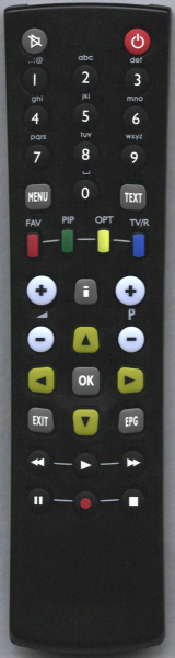 Replacement remote control for Kathrein RC662