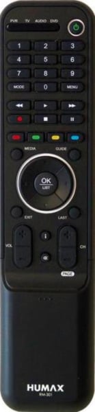 Replacement remote control for Humax HDPVR-1000C