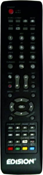 Replacement remote control for Edison HOF09H399GPD5(2VERS.)