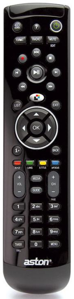 Replacement remote control for Aston DIVA HD PREMIUM