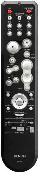 Replacement remote control for Denon AVR-790