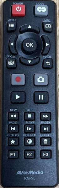 Replacement remote control for Avermedia RM-NL
