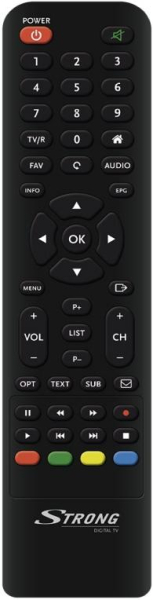 Replacement remote control for Strong SRT7006