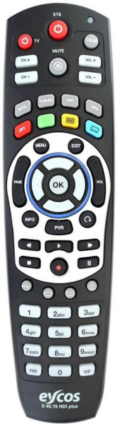 Replacement remote control for Eycos S45.15HDI