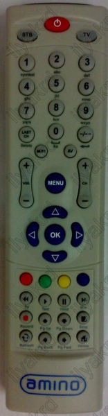 Replacement remote control for Amino STREAM TV-110 4B1