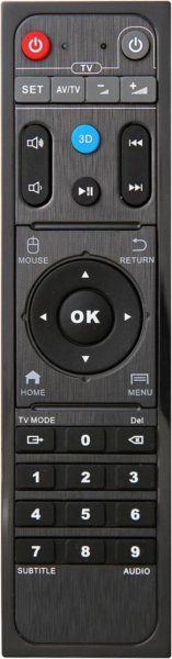 Replacement remote control for Himedia Q10-PRO4K
