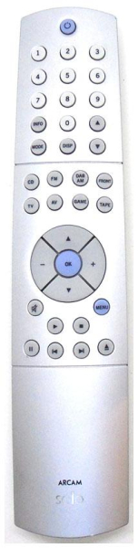 Replacement remote control for Arcam SOLO