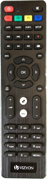 Replacement remote control for Vizyon 810