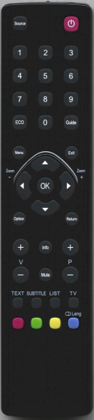 Replacement remote control for Thomson 32HV3324