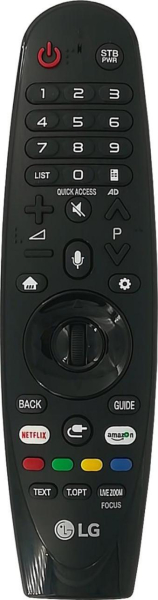 Replacement remote control for LG AKB75855501