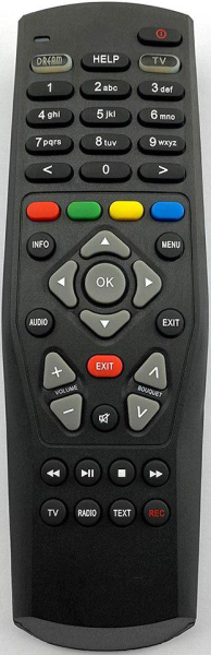Replacement remote control for Dreambox DM8000HD-PVR