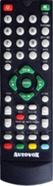 Replacement remote control for Autovox AX-DGHD50