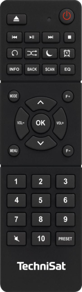 Replacement remote control for Medion MD32082