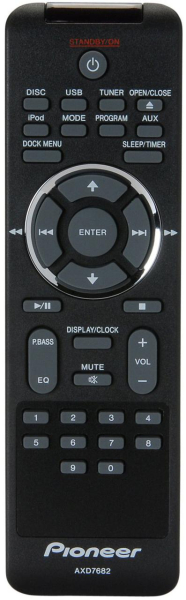 Replacement remote control for Pioneer X-EM11