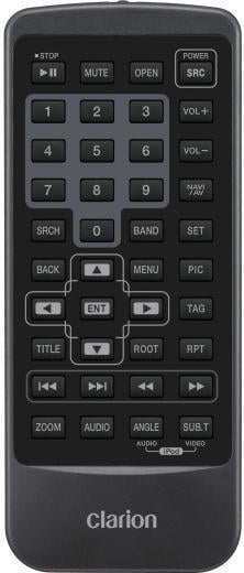 Replacement remote for Clarion 3ZREM170027R3, NX501