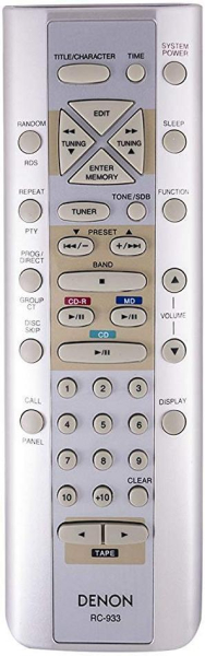 Replacement remote control for Denon UD-M30