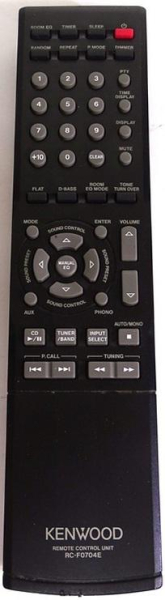 Replacement remote control for Kenwood RD-VH7