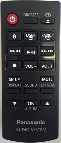 Replacement remote control for Panasonic SC-AKX200