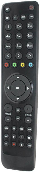 Replacement remote control for Vu+ ZERO