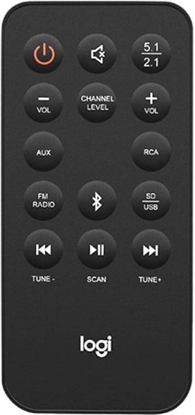 Replacement remote control for Logitech Z607