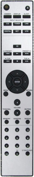 Replacement remote control for Onkyo CR-N755