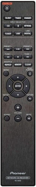Replacement remote control for Pioneer X-HM76D