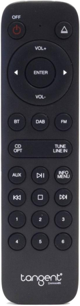 Replacement remote control for Tangent AMPSTER BT-II