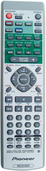 Replacement remote control for Pioneer VSX-C100