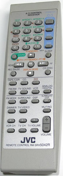 Replacement remote control for JVC RX-5052S