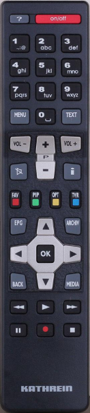 Replacement remote control for Kathrein RC671