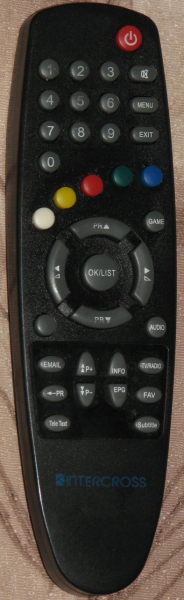 Replacement remote control for Intercross ICXSTB500-41-01